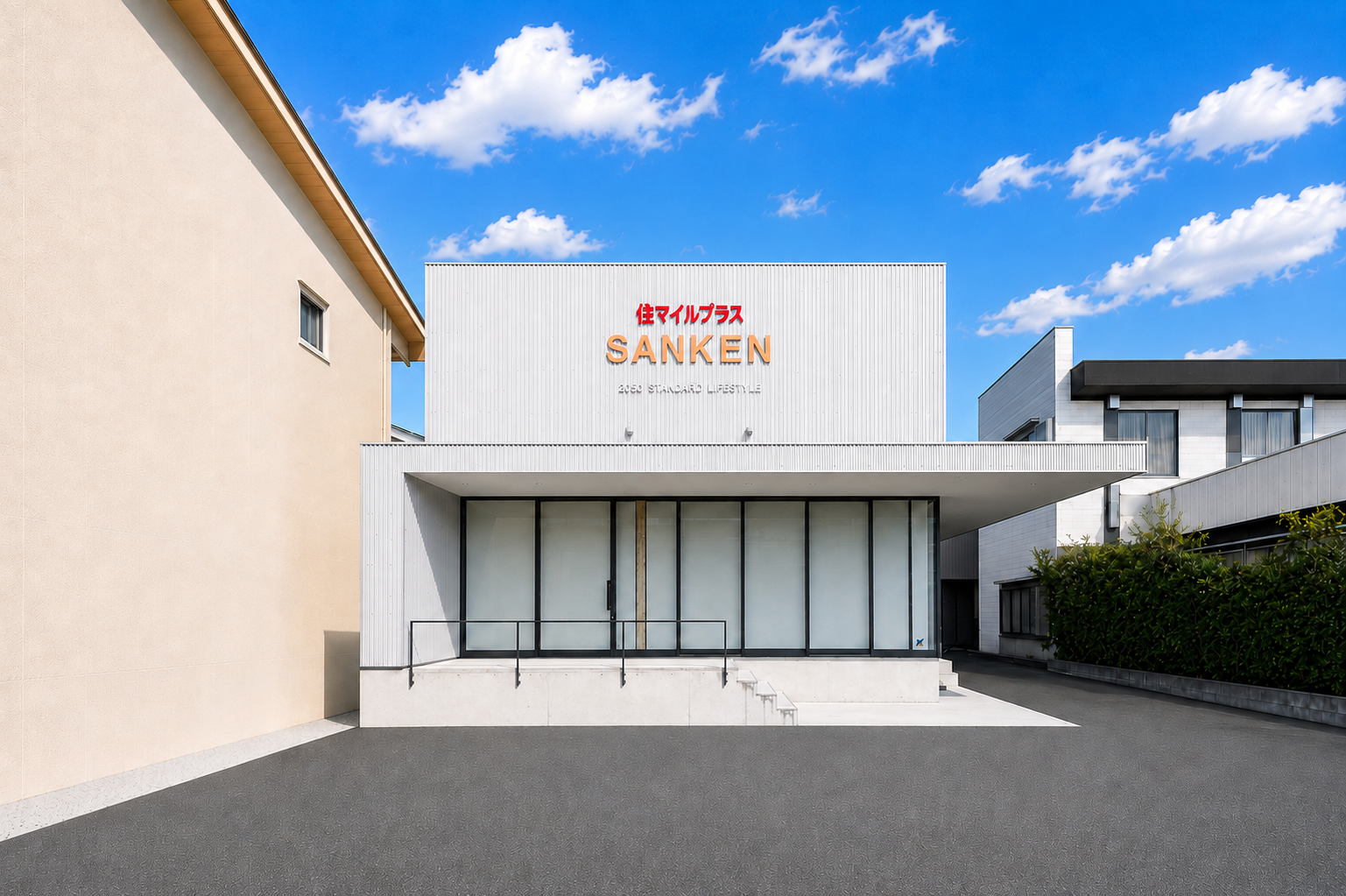 街の視界に、飛び込む。